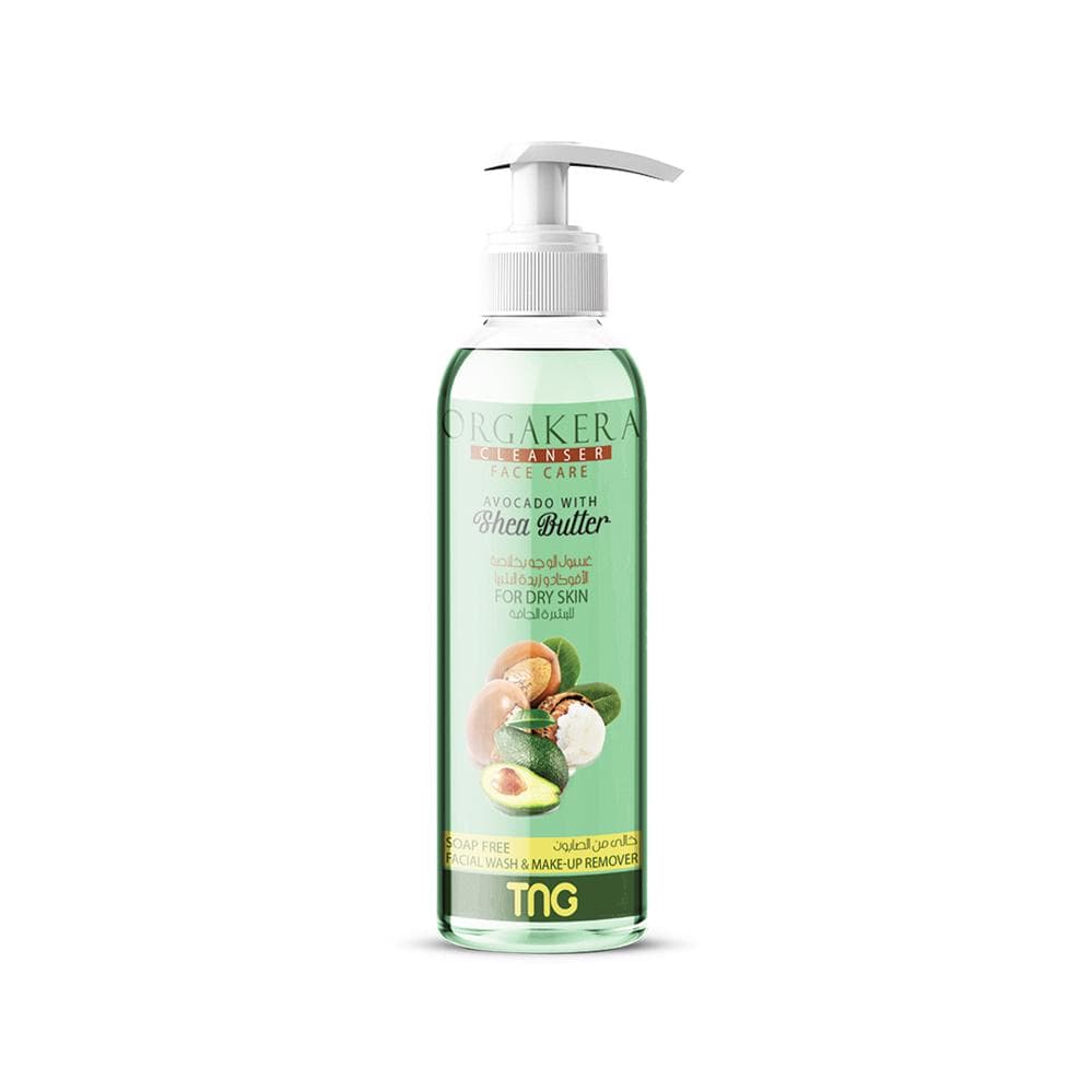 Orgakera cleanser face wash with Avocado & Shea butter 250 ml