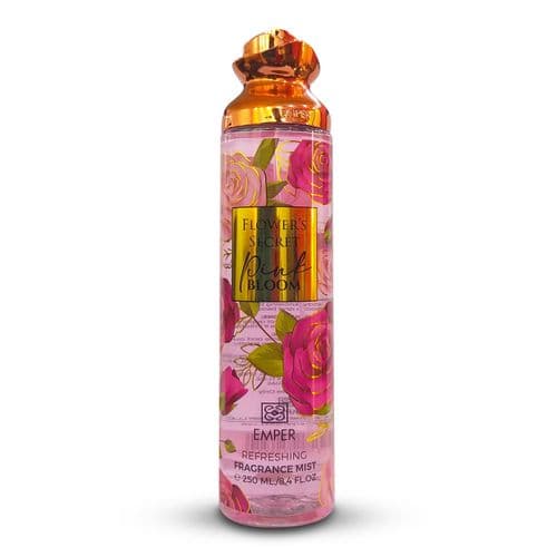 Emper Flowers Secret Pink Bloom - Body Mist -For Women- 250ml